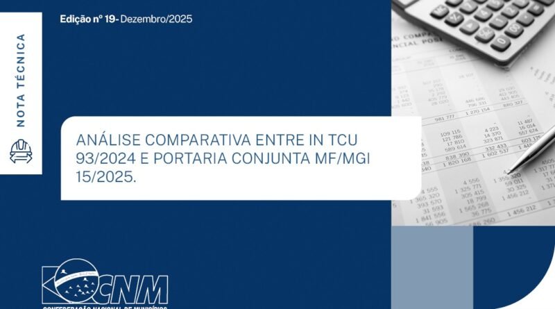 Nota técnica orienta sobre execução e gestão das Emendas Pix pelos municípios