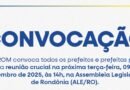Nesta terça-feira, prefeitos e prefeitas farão movimento na ALE/RO para pedir votação e aprovação do projeto de transação tributária