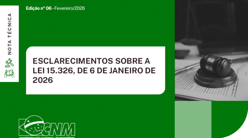 Nota Técnica traz orientações aos municípios sobre mudanças no piso do magistério e na LDB