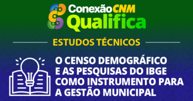 Capacitação no próximo dia 16 abordará sobre o uso estratégico de dados do IBGE na gestão pública municipal