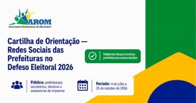 AROM lança cartilha para orientar prefeituras sobre comunicação e redes sociais no período eleitoral